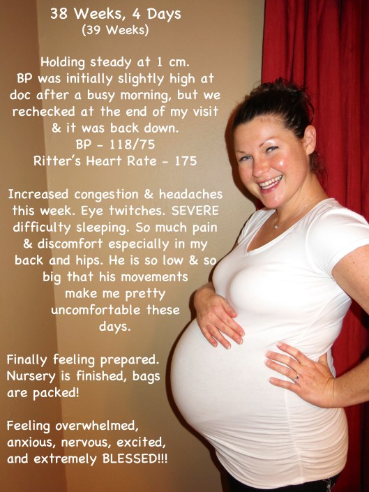 38 weeks 4 days
