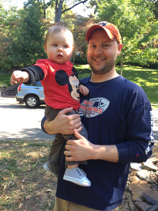 At the park with daddy! 