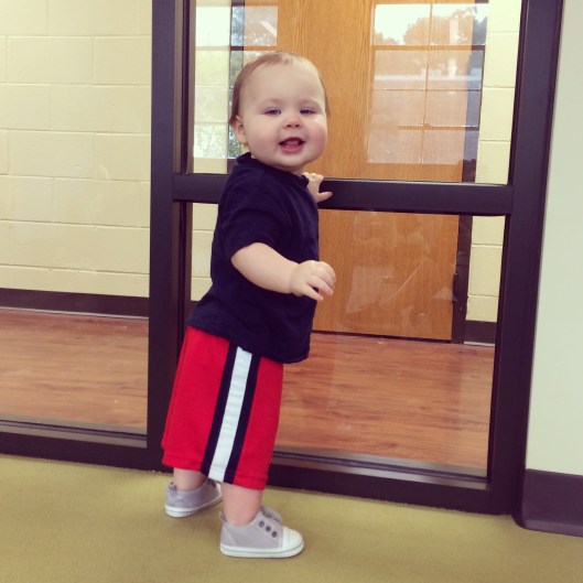 Big boy at music class!