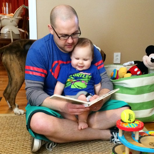 Story time with daddy! 