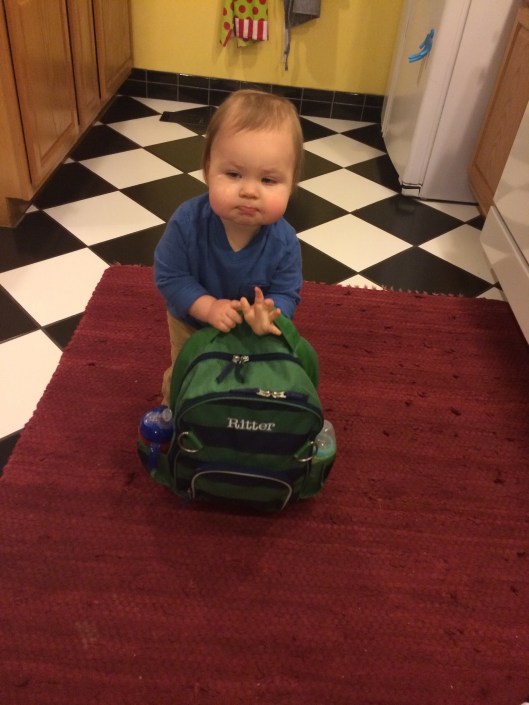he loves school so much he tries to pick up his backpack when we are taking too long to leave in the mornings! 