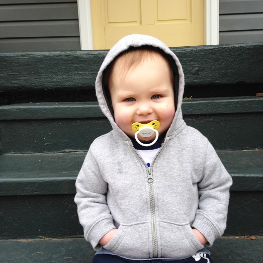 If you only knew how much this kid love his hoodie.  