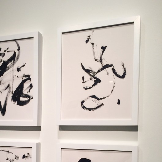 Ritter's artwork on display at his school's art show/fundraiser! 