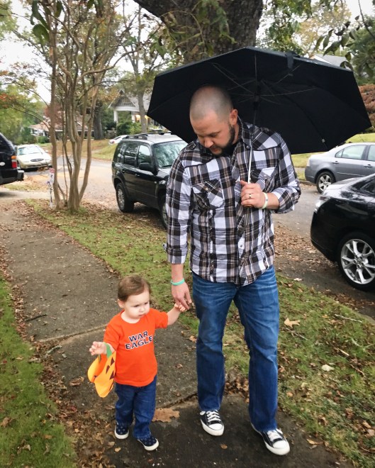 First time trick-or-treating!